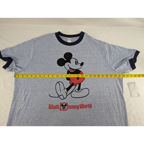 2XL NEW Walt Disney World Parks Blue Mickey Mouse Shirt NWT - Picture 10 of 16
